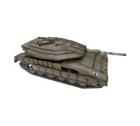 Palapozzy Réservoir RC 1/16 pour adultes, 2,4 G Israël Merkava-IV Main Battle Modèle de réservoir télécommandé avec lumière sonore et bataille infrarouge, modèle de véhicule RC pour les amateurs