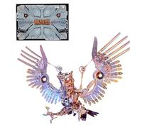 Palapozzy ZYX021 - Puzzle en métal 3D pour adultes, modèle d'aigle Gyrfalcon, kit de modèle animal à construire pour adultes, cadeaux décoratifs créatifs (1 800 + pièces)