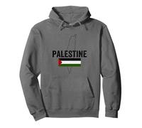 Palastine Map, Palestinian Love Illustration Graphic Design Sweat à Capuche