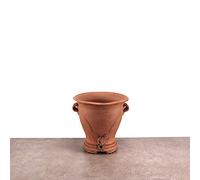 Palatina Werkstatt Coupe haute amphore en terre cuite - Pot de fleurs fait à la main pour balcon, jardin, terrasse (petit)
