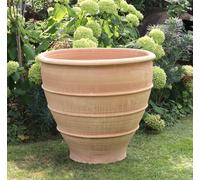 Palatina Werkstatt Grand pot de fleurs XXL en terre cuite - Diamètre : 80 cm - Résistant à l'hiver - Pour jardin, terrasse, balcon - Buxus - 80 cm