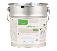 Palatina Werkstatt ® | Huile d'extérieur Berger-Seidle | Imprégnation profonde pour l'extérieur | 1 ou 3 litres | protection parfaite du bois pour la terrasse ou le salon de jardin (3 litres, Nature)