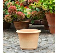 Palatina Werkstatt Pot de fleurs Veronica en terre cuite - 30 cm - 100 % terre cuite fait main - Pour le jardin et l'intérieur - Robuste et élégant en toute saison