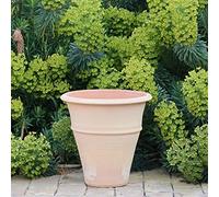 Palatina Werkstatt Pot de fleurs Yucca en terre cuite, 30 cm, 100 % fabriqué à la main, pièce unique, décorez votre maison avec ce pot de fleurs résistant à l'hiver pour l'intérieur et l'extérieur