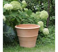 Palatina Werkstatt Pot de fleurs Yucca en terre cuite, 40 cm, 100 % fabriqué à la main, pièce unique, décorez votre maison avec ce pot de fleurs résistant à l'hiver pour l'intérieur et l'extérieur