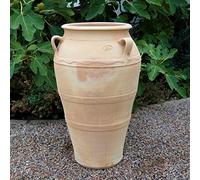 Palatina Werkstatt Terracotta Amphore Olea 70 cm - 100 % fait main - Amphore exclusive résistante à l'hiver pour le jardin et l'intérieur