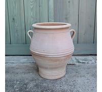 Palatina Werkstatt Terracotta Amphore Thymus 40 cm - 100 % unique - Fabriqué à la main - Amphore exclusif résistant à l'hiver pour le jardin et l'intérieur