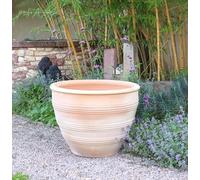 Palatina Werkstatt, Veronica Pot de fleurs en terre cuite, résistant au gel, disponible en différentes tailles, pour jardin, terrasse (75 cm)
