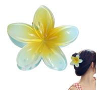 Palaufr Barrettes À Cheveux En Griffe Avec Fleurs Hawaïennes,Barrettes en Forme de Fleur Hawaïenne | Accessoire Tenue Forte Maintien pour Femmes Filles Adolescents
