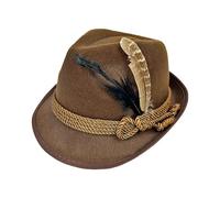 Palaufr Chapeau Oktoberfest, Coiffure non tissée, Chapeau Bavarois, pour les Adultes Fête Halloween Carnaval Événement Culturel Fête de la Bière Célébration des Vacances