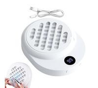 Palaufr Collecteur De Poussière Ventilateur Pour Ongles - Extracteur Rechargeable - Machine D'Aspiration De Poussière Sans Fil Avec Filtre Réutilisable,pour Vernis à Ongles Acrylique Gel Manucure