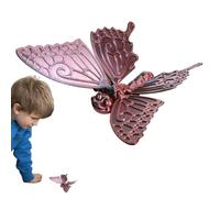 Palaufr Décor de table papillon, ornement de bureau papillon - Modèle mobile commun imprimé en - Jouet flexible, artisanat d'art, ornement de bureau pour la décoration du salon