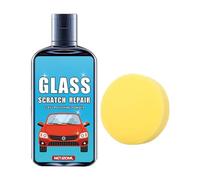 Palaufr Enlève-Rayures Verre | 120ml Polissage De Rayures De Vitre Avec Éponge | Liquide D Entretien Des Vitres De Vehicule | Pour Vehicule Camion VUS Garage Menager Navette Voyage