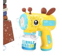 Palaufr Générateur De Bulles pour - Jouets D'été avec Un Design d'abeille Cartoon - Souffleur De Bulles Automatique Lumineux | pour Jeu en Extérieur Arrière-Cour Temps de Bain Fête Anniversaire