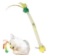Palaufr Jouets Ressort Cataire avec Clochette pour Chat,Ressort à Mâcher avec Clochette pour Nettoyer Les Dents | Accessoire d'Activité Élastique pour Chatons Stimulant l'Activité Physique et Le Jeu