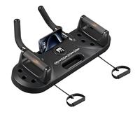 Palaufr Planche Pilates Portable | Planche Abdominale Polyvalente avec Roue Amovible,Entraînement du Corps Entier et Gainage pour Hommes et Femmes,Gym à Domicile Chambre