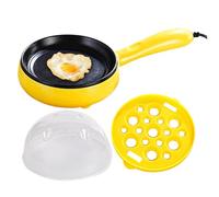 Palaufr Poêle À Œufs - Cuiseur D'Œufs Électrique Compact,Casserole De Cuisine Multifonction Pour Omelette Pancake Steak Snacks Dîner Sans BPA