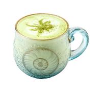 Palaufr Tasse De Vagues De Verre De Mer, Tasse À Café À Thème Océan À 12 Oz Avec Conception De Vagues De Mer Texturée, Pour Cocktail Whisky Beer Wine Liquor Juice