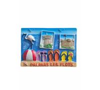 Palavas-les-Flots Montpellier France Aimant de réfrigérateur Souvenir de voyage Décoration 3D Aimants de réfrigérateur