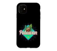 Palawan Island Philippines Noix de Coco Retro Vacation Coque pour iPhone 11