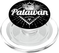 Palawan Island Philippines Noix de Coco Retro Vacation PopSockets PopGrip pour MagSafe