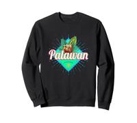 Palawan Island Philippines Noix de Coco Retro Vacation Sweatshirt