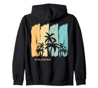 Palawan Palmier Philippines Asie du Sud-Est Cadeau Souvenir Sweat à Capuche