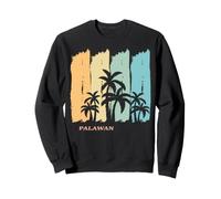 Palawan Palmier Philippines Asie du Sud-Est Cadeau Souvenir Sweatshirt