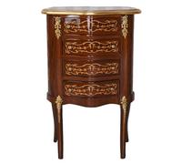 Palazzo Cat062 Commode décorative antique avec marqueterie 50 cm