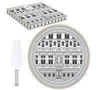 PALAZZO coffret plat à tarte D32 cm en porcelaine