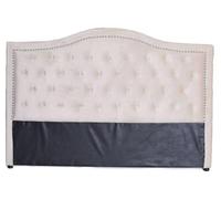 PALAZZO INT Tête de lit vintage Chateau Royal - Tête de lit Chesterfield en velours capitonné avec boutons - 117 × 180 × 6 cm - Autoportante et murale - Design boudoir - Rembourrage confortable