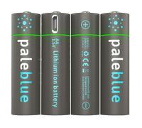 Pale Blue Batterie rechargeable 4x AAA Lithium 1,5V avec USB-C | ✅Liquidation: parti=parti