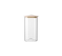 Pale Clay ENSEMBLE DE 2 BOCAUX EN VERRE CARRÉS "FRESH&STYLE" - L