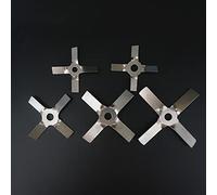 pale d'agitation, 1 hélice de laboratoire en acier inoxydable, diamètre 40 à 100 mm(4cm6mm push up)