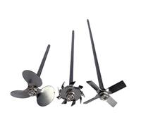 Pale de dispersion de laboratoire, Accessoires for mélangeur de laboratoire en acier inoxydable 304 : disque dispersion, tige d'agitation, pales plusieurs tailles(Cross blade: 4cm)