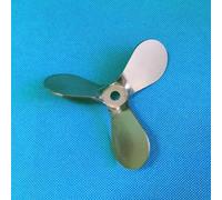 Pale de mélange de laboratoire en acier inoxydable 304 - Hélice à 3 pales for un mélange efficace (diamètre de 4 à 12 cm)(5cm 45degree angle)