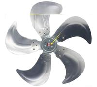 Pale de Ventilateur 18 Pouces en pour aluminium - Hélice de Ventilateur pour industriel Silencieux pour Atelier - Pièce de Rechange Ventilateur Pied 400mm - Trou 12mm(A)
