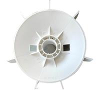 Pale de ventilateur 3GZV304014-3 for moteur ABB M3AA160ML2 - Diamètre d'arbre de 40 mm, diamètre extérieur de 260 mm, rainure de clavette de 12 mm (blanc ignifuge)(Flame retardant fan blade)