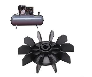 Pale de ventilateur de compresseur d'air, arbre de 14 mm Diamètre extérieur de 135 mm Pale de ventilateur de moteur direct Petit compresseur d'air Accessoires pour compresseur d'air