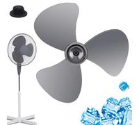 Pale de Ventilateur de Rechange de 35 cm, Hélice De Remplacement 3 Pales Avec Cache-Écrou, Remplacement De Pale De Ventilateur Électrique, Hélice De V entilateur Soufflerie Sur Pied pour Salon Chambre