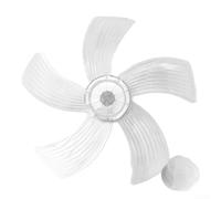 Pale de ventilateur de rechange en plastique de 35,6 cm à 5 feuilles avec cache-écrou, pour ventilateur de table sur pied domestique