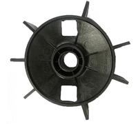 Pale de ventilateur de refroidissement de moteur M2BAX100-132 for série IE3, diamètre d'arbre de 16,7 mm, diamètre extérieur de 122 mm
