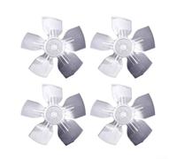 Pale de ventilateur de remplacement en plastique, Pales de ventilateur de moteur en plastique ou en aluminium multicolores 170 mm/200 mm, lot de 4(Plastic 170mm)