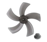 Pale De Ventilateur Domestique En Plastique De 12 Pouces, Cinq Lames Avec Cache-écrou For Ventilateur Sur Pied, Accessoires De Ventilateur Électrique, Compatible Avec Flabellum(A)