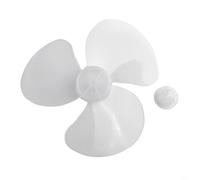 Pale de ventilateur électrique en plastique de 30,5 cm, pièce de rechange pour ventilateur à 3 feuilles pour piédestal, sol, mur/table, blanc transparent