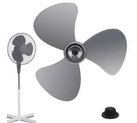 Pale De Ventilateur Électrique, Hélice De Remplacement 3 Pales Avec Cache-Écrou, Pièces Rafraîchissantes Pour Maison,Accessoires De Ventilateur Pour Le Refroidissement Pour L'intérieur Et L'extérieur