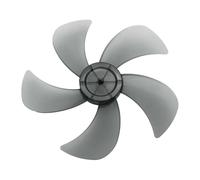 Pale De Ventilateur Silencieuse Universelle 10/14/10/18 Pouces, Pale De Ventilateur Domestique En Plastique À Cinq Pales Avec Cache-écrou For Ventilateur Sur Pied(Black 14 Inch 35cm)