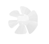 Pale De Ventilateur Silencieuse Universelle 10/14/10/18 Pouces, Pale De Ventilateur Domestique En Plastique À Cinq Pales Avec Cache-écrou For Ventilateur Sur Pied(10Inch 24cm White)