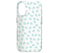 Pale Green Leave Petal Refreshing Tranquil Minimal Pattern Coque pour iPhone 17