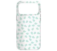 Pale Green Leave Petal Refreshing Tranquil Minimal Pattern Coque pour iPhone 17 Pro Max